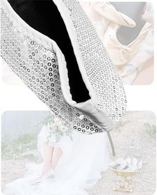 Resim Şık katlanabilir bale Flats kadınlar için taşınabilir Roll Up seyahat ayakkabı düğün nedime için taşıma çantası içerir 