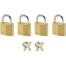 Resim Lock Küçük Asma Kilit Seti [anahtar] [4'lü Paket] [aile Paketi] [eşzamanlı Kilitleme] 120EURQNOP - Sırt Çantaları, Bavullar, Bilgisayar Çantaları ve Daha Fazlası Için Harika 