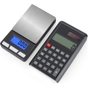 Resim Aesco LCD Ekran Elektronik Hesap Makineli Hassas Dijital Takı Altın Gram Ölçer Terazi (500G 0.1g) 