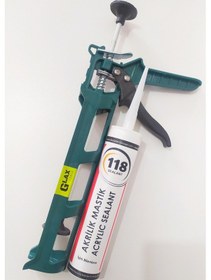 Resim Akrilik Silikonize Mastik / Çekomastik + Silikon Tabancası 