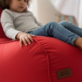 Resim Poffi Kids Puff Koltuk & Oyun Koltuğu & Çocuk Koltuğu - Kırmızı 