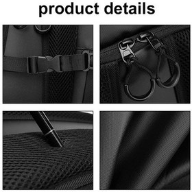 Resim Supermarket1 Büyük Kapasiteli Motosiklet Sırt Çantası - Çok Fonksiyonlu Ve Güvenli Siyah 