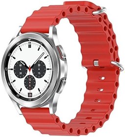 Resim Microsonic Honor Magic Watch 2 46mm Kordon Ocean Band Kırmızı 