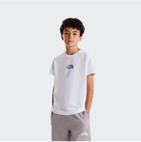 Resim The North Face B Lıquıd Logo Reg Ss Tee Genç Tişört Nf0a8g1wfn41 Beyaz 