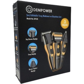 Resim DEMPOWER 3'lü Tıraş Makinesi Seti 