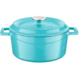 Resim Lava Spring Yuvarlak 24 cm Döküm Tencere Outlet 