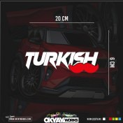 Resim Turkish Sticker - Beyaz 