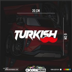 Resim Turkish Sticker - Beyaz 