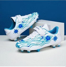 Resim Snapbuy Blue Ocean Spor Futbol Ayakkabısı Krampon Beyaz - Mavi 