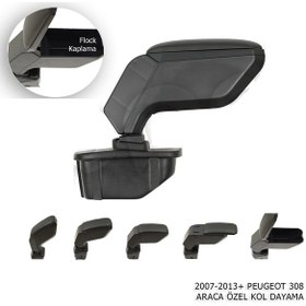 Resim Peugeot 308 Kol Dayama Kolçak Siyah 2007-2013 (553912704) 