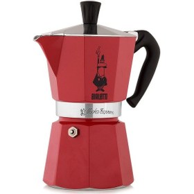 Resim Bialetti Moka Express Kırmızı 6 Cup 