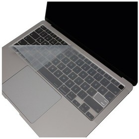 Resim Laptop Apple Uyumlu MacBook Air 13inç Klavye Koruyucu Us-abd İngilizce Touchıd'li A1932 İle Uyumlu Siyah 