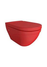 Resim Bocchi Taormina Asma Klozet P. Kırmızı Kapak Dahil 1012-019-0128 Çok Renkli 