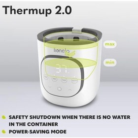 Resim Lionelo Thermup 2.0 Nomadic Biberon Isıtıcısı 5'i 1 Arada Sıvıları ve Katı Yiyecekleri Isıtır Biberon Isıtıcı ve Sterilizatör 