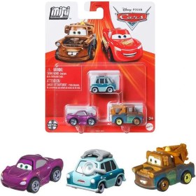 Resim Disney Cars Cars Mini Karakter Arabalar Üçlü Paket HLL67 