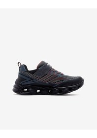 Resim Skechers Vortex 2.0 Büyük Erkek Çocuk Siyah Işıklı Spor Ayakkabı 400605l Bkcc Siyah 