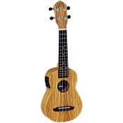 Resim Ortega RFU10ZE Elektro Sopranıo Ukulele (Zebra Natural) 