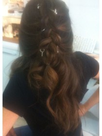 Resim Saç Küpesi.Hairringa.Saç Yüzüğü.Saç Aksesuarı 
