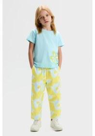 Resim Nk Kids Kız Çocuk Summer Pantolon Nk-51507 Sarı 