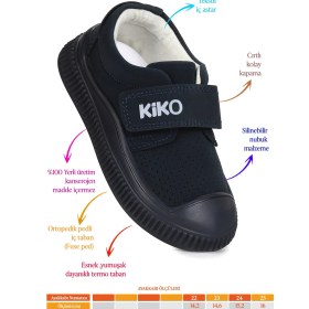 Resim Kiko Kids Squa Nubuk Cırtlı Erkek Bebek Günlük Ayakkabı 