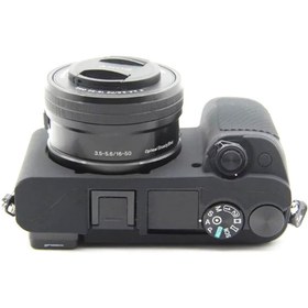 Resim SANGER Silikon Kılıf Sony A6300 Uyumlu Siyah 