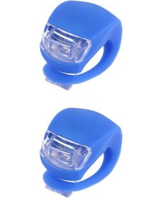 Resim Zhltools Mavi Mini Ledli Bisiklet Lambası 2adet Siyah 