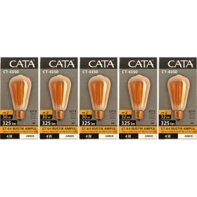 Resim Cata CT-4350 4W Rustik Ampul5 Li Paket 
