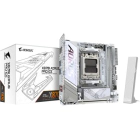 Resim X870I Aorus Pro Ice Anakart, X870, Ddr5, 8400, Am5, Miniıtx 