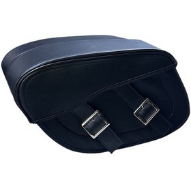 Resim Chopper Dc Deri Heybe Yan Çanta Takımı 2 Li Dh 05 