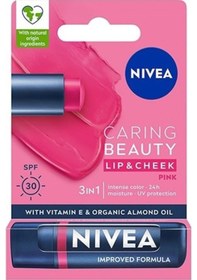 Resim Nivea Renkli Dudak Bakım Kremi Pembe 4,8 Gr 