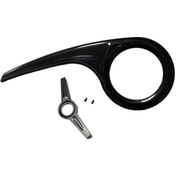 Resim Evrensel Bisiklet Zincir Koruyucusu - Avrupa Bisikletleri İçin Yüksek Dayanıklılıkta Aşınmaya Dayanıklı Zincir Dişlisi Kılıfı Siyah. 