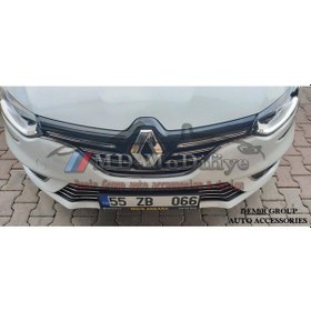 Resim S-Dizayn Renault Megane 4 Krom Ön Panjur 5 Prç. 2020 Üzeri 