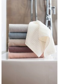 Resim Nurpak Ekol 2li El Yüz Havlusu 50x90 - Pudra 