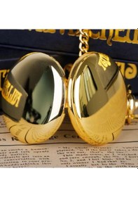 Resim Lüx Gold Renk Köstekli Cep Saati Kadın Kolye Altın 