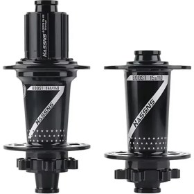 Resim Hassns Pro7 Boost 110X15 Ön - 148X12 Arka Göbek Seti 32 Delik Siyah 