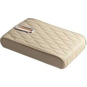 Resim Novahub Araba Orta Konsol Kılıfı - Pu Deri, Hafızalı Köpük, Mendil Kutusu, Deri Koruma, Bej Renk, Suv/kamyonet/otomobiller İçin 