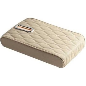 Resim Novahub Araba Orta Konsol Kılıfı - Pu Deri, Hafızalı Köpük, Mendil Kutusu, Deri Koruma, Bej Renk, Suv/kamyonet/otomobiller İçin 