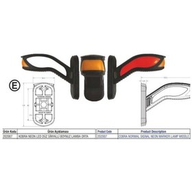 Resim BOYNUZ LAMBASI 24 VOLT LED NEON SOL 