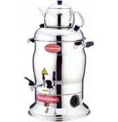 Resim Silverinox Çay Semaveri 10 Lt Çift Demlik 