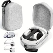 Resim SARLAR Hard Travel Bag, Tekstil, Hafif ve Taşınabilir, Vision Pro/Meta/Oculus Quest 2/Quest 3/3s ve Aksesuarlarla Uyumlu 
