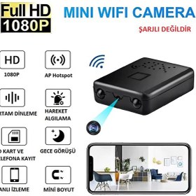 Resim Mini Wifi Kamera 1080p Hd Hareket Algılama & Gece Görüşlü Süper Mini Kamera 