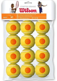 Resim Wilson Starter Turuncu Noktalı Çocuk Tenis Topu 12li Wrt137200 