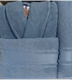 Resim Özdilek Colourist Maldiv Aqua Aile Bornoz Seti Özdilek Pamuk 