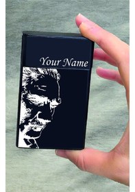 Resim Atatürk Kazıma Kişiye Özel Metal Sigara Tabakası Paketi Taşıma 