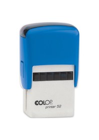 Resim Colop Prınter 52 Mavi Kasa Siyah Keçe - 20 x 30 MM 