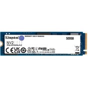 Resim KINGSTON SNV2S/500G, NV2, 500Gb, 3500/2100, Gen4, NVME PCIe M.2, SSD KINGSTON SNV2S/500G, NV2, 500Gb, 3500/2100, Gen4, NVME PCIe M.2, SSD