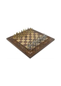 Resim Gifthome Metal Satranç Takımı-seti Büyük Osmanlı Parlak Düz M 