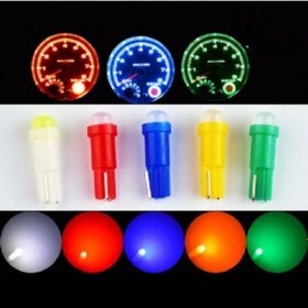 Resim Megamarket06 T5 Led Oto Kilometre Kadran Ampulü Mavi 10 Adet 