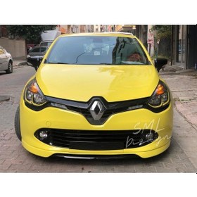 Resim Renault Clio 4 Makyajsız Ön Ek 2 Parça Plastik Ön Karlık 
