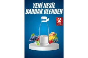 Resim Marsilyan Meyve Sıkacağı Taşınabilir USB Elektrikli Blender Mini 